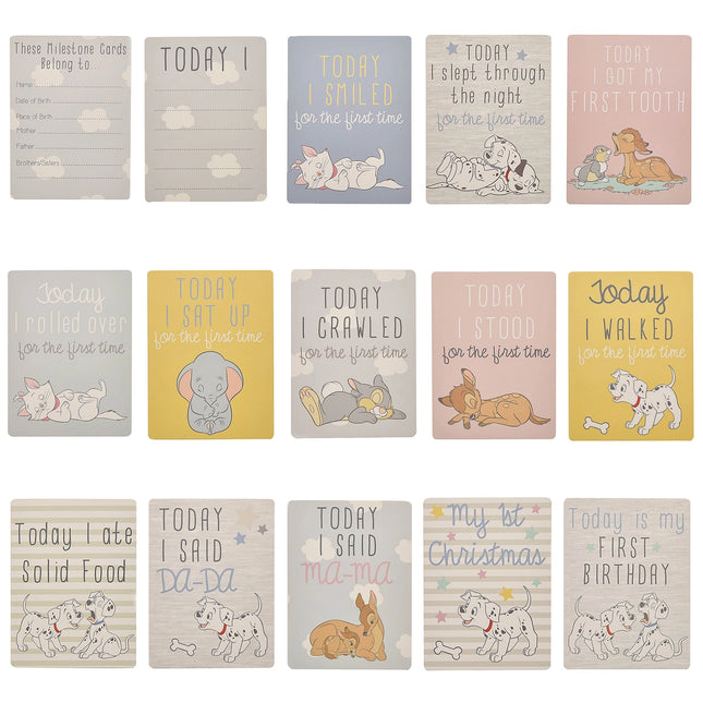 Disney Magical Beginnings set van 30 mijlpaalkaarten