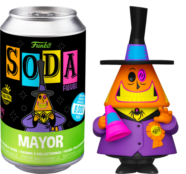 NBX - POP Vinyl Soda - Mayor (Blacklight) w/Chase (IE)