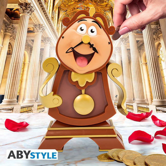 Spaarpot: Cogsworth - Belle En Het Beest