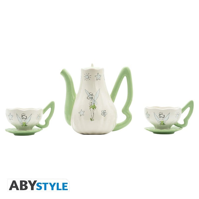 Serviesset: Theepot - met Tinkerbell Kopjes Set