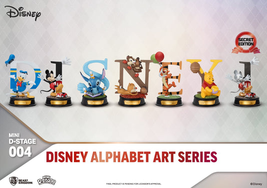 Figur: Alphabet Art – 6er-Pack Diorama – Disney 100. Jubiläum