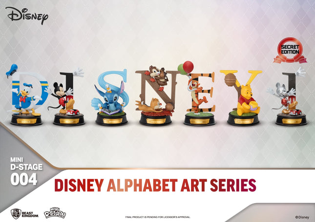 Figur: Alphabet Art – 6er-Pack Diorama – Disney 100. Jubiläum