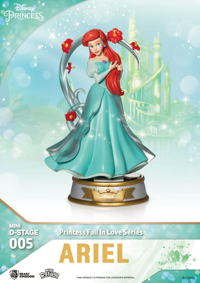 6 Mini Diorama Set: Stage Statues Princess Fall In Love Series