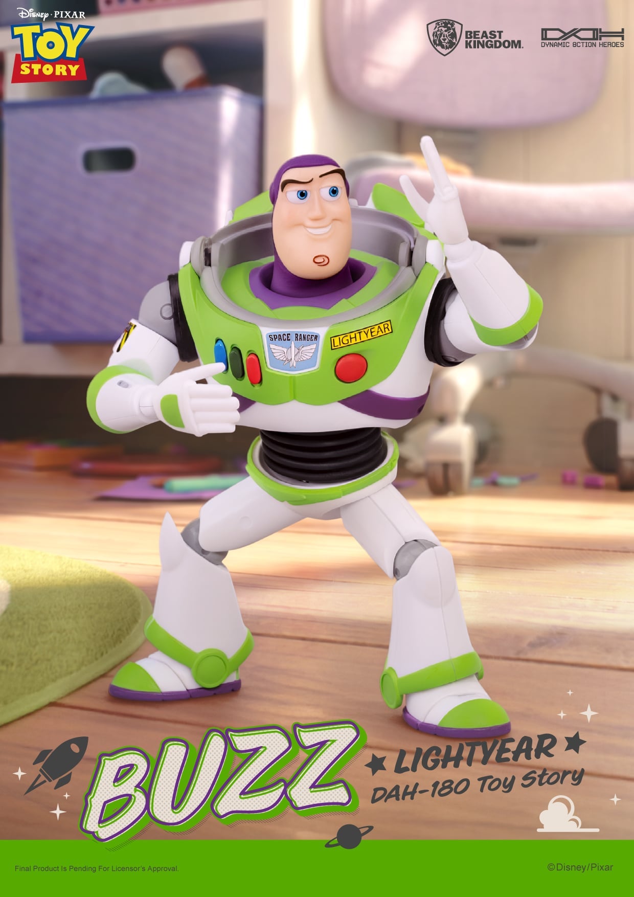 Figurine: Buzz Lightyear Toy Story - Action Heroes 23.8 cm – Once