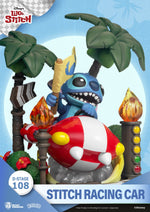 Figurine: Lilo & Stitch - Stitch Racing Car PVC Diorama