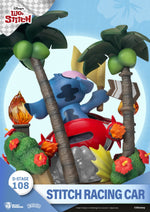 Figurine: Lilo & Stitch - Stitch Racing Car PVC Diorama