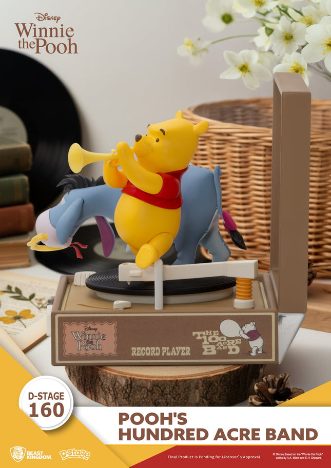 Figurine: Winnie the Pooh - Record Player Series PVC figure Pooh's Hundred Acre Band 12 cm