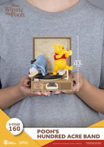 Figur: Winnie Puuh - Record Player Series PVC Figur Pooh's Hundred Acre Band 12 cm