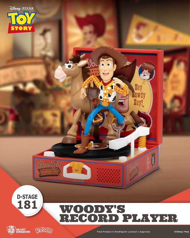 Figurine: Toy Story - Record Player Series PVC figure Woody's Record Player 13 cm