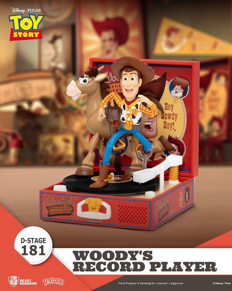 Figurine: Toy Story - Record Player Series PVC figure Woody's Record Player 13 cm