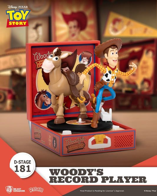 Figurine: Toy Story - Record Player Series PVC figure Woody's Record Player 13 cm