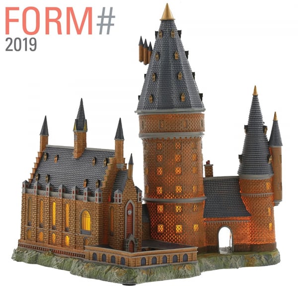Figur: Hogwarts Große Halle & Turm – 33 cm