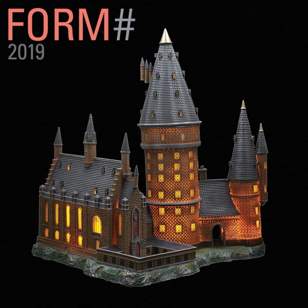 Figur: Hogwarts Große Halle & Turm – 33 cm