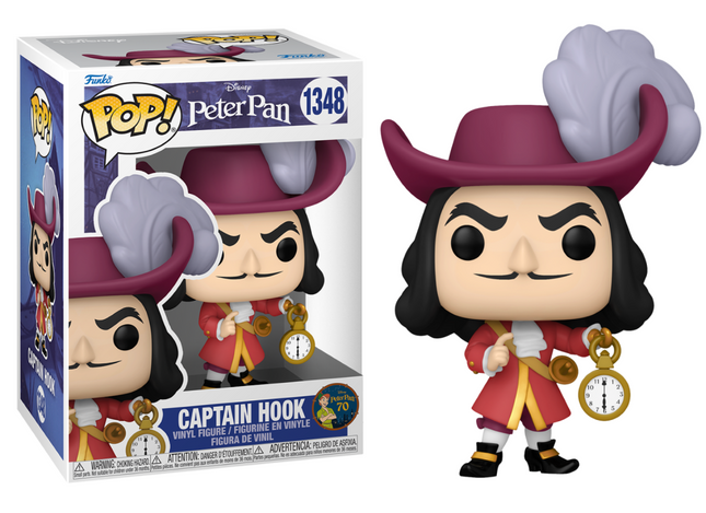 PETER PAN "70TH ANNIVERSARY" - POP N¬∞ 1348 - Captain Hook