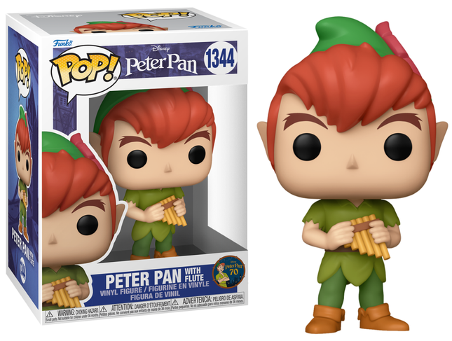 PETER PAN "70TH ANNIVERSARY" - POP NO 1344 - Peter with Flute