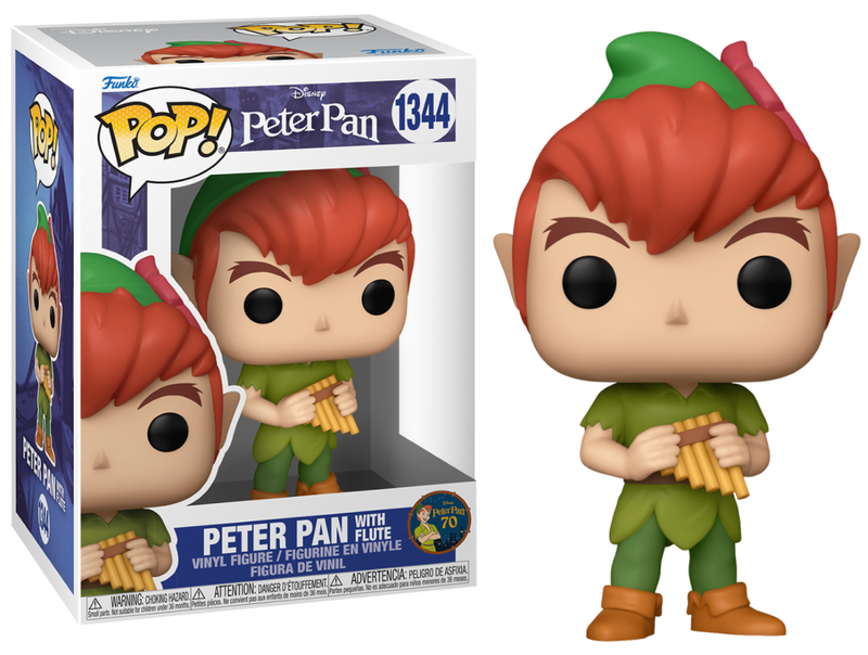 PETER PAN "70TH ANNIVERSARY" - POP N¬∞ 1344 - Peter with Flute