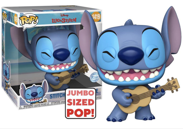 LILO & STITCH - POP Jumbo N¬∞ 1419 - Stitch with Ukelele