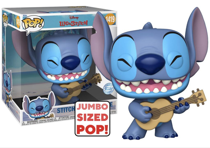 LILO & STITCH - POP Jumbo N¬∞ 1419 - Stitch with Ukelele