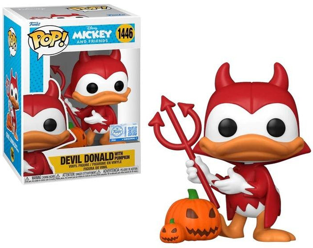 DISNEY - POP N¬∞ 1446 - Devil Donald with Chase (Black Light)