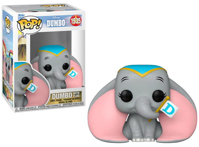 DUMBO - POP Disney N¬∞ 1535 - Dumbo with flag