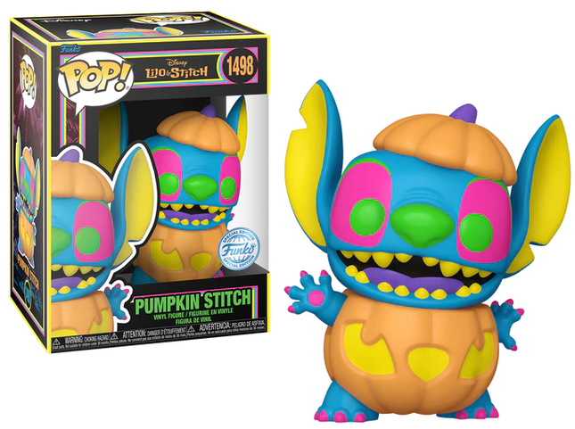 LILO & STITCH - POP Disney N¬∞ 1498 - Pumpkin Stitch (BLKLT)