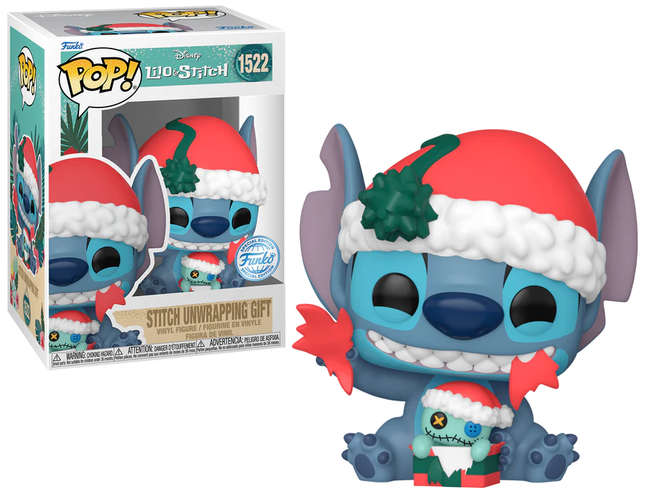 LILO & STITCH - POP Disney N¬∞ 1522 - Stitch unwrapping gift