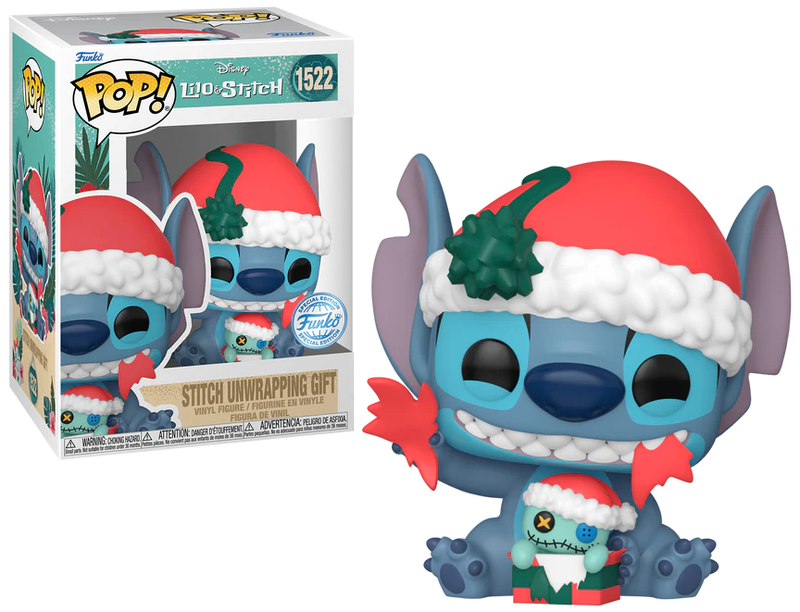 LILO & STITCH - POP Disney N¬∞ 1522 - Stitch unwrapping gift