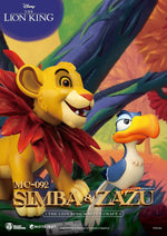 Master Craft Statue (2-Pack): The Lion King - Little Simba & Zazu - 31 cm