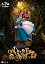 Figurine: Alice in Wonderland - Master Craft Statue Alice & The Cheshire Cat 40 cm