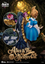 Figurine: Alice in Wonderland - Master Craft Statue Alice & The Cheshire Cat 40 cm