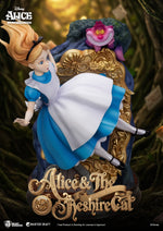 Figurine: Alice in Wonderland - Master Craft Statue Alice & The Cheshire Cat 40 cm
