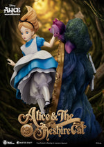 Figurine: Alice in Wonderland - Master Craft Statue Alice & The Cheshire Cat 40 cm