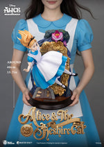 Figurine: Alice in Wonderland - Master Craft Statue Alice & The Cheshire Cat 40 cm