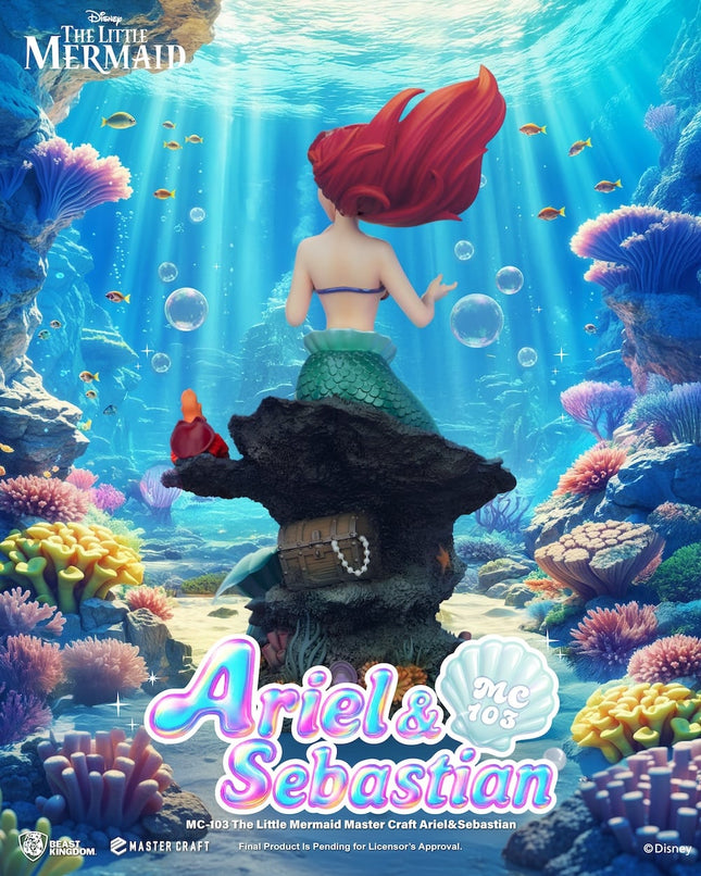 Master Craft Statue: Ariel & Sebastian 42 cm
