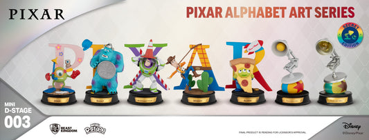 Figurine: Pixar Alphabet Art - Diorama Stage 10cm