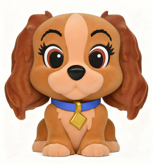 Spaarpot: Lady - Lady and the Tramp (with special Flocking) 20 cm