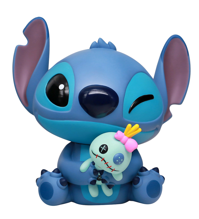 Spaarpot: Stitch & Scrump - Lilo en Stitch 18 cm
