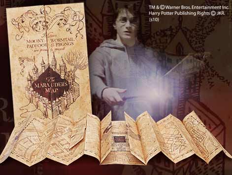 Replika: Karte des Rumtreibers - Harry Potter