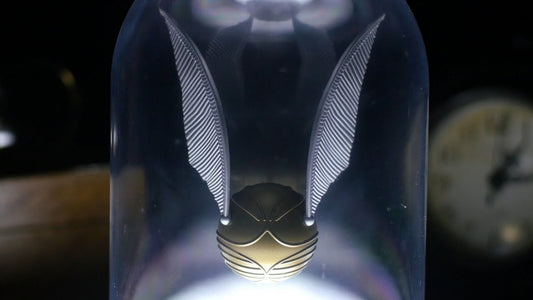 Lamp: Gouden Snaai in Stolp