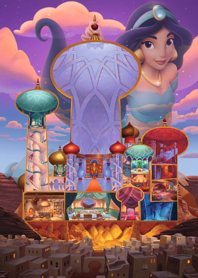 Ravensburger Puzzle 1000 Teile: Jasmin - Disney Castles