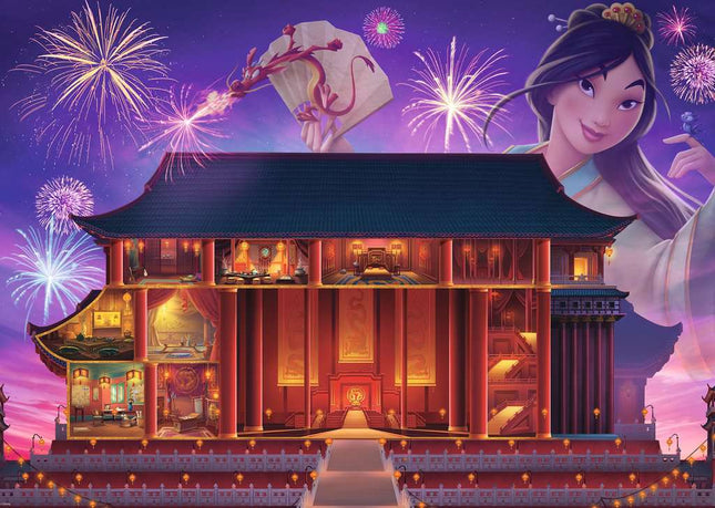 Ravensburger Puzzle 1000 Teile: Mulan - Disney Castles