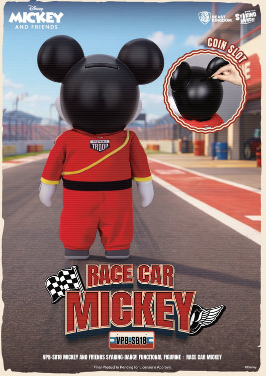 Spaarpot: Race Car Mickey - Mickey & Friends