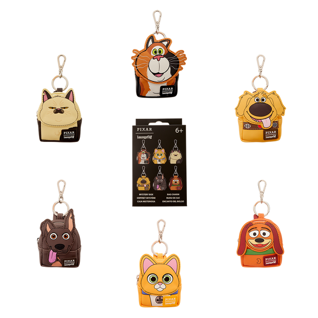 Sleutelhangerset: Disney Honden en katten 6 stuks