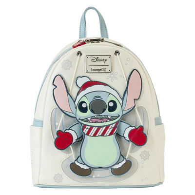 Mini Backpack: Stitch Holiday Angel