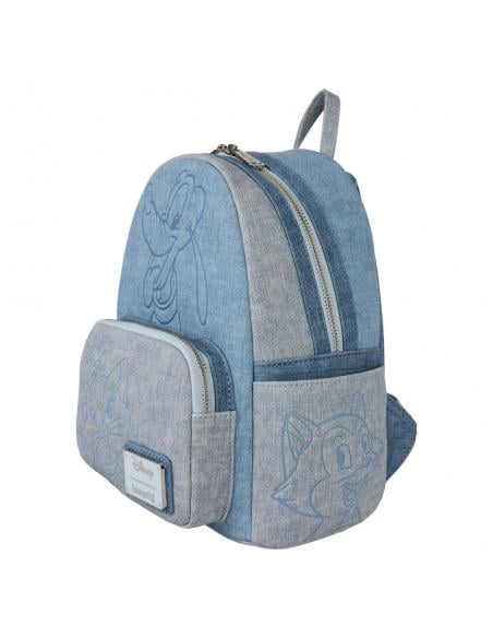 Mini-Rucksack: Jeans-Optik – Hunde und Katzen