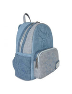 Mini backpack: Faux Denim - Dogs and Cats