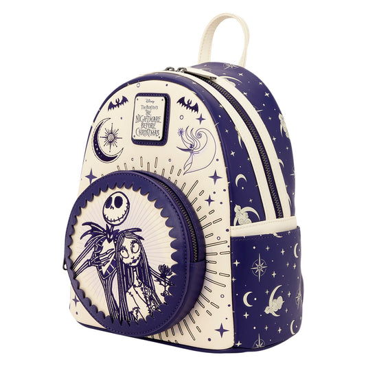 Mini Backpack: Jack Skellington & Sally "Night Sky" - The Nightmare Before Christmas