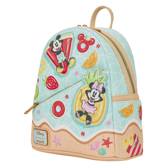 Mini-Rucksack: Beach Fun - Mickey und Minnie