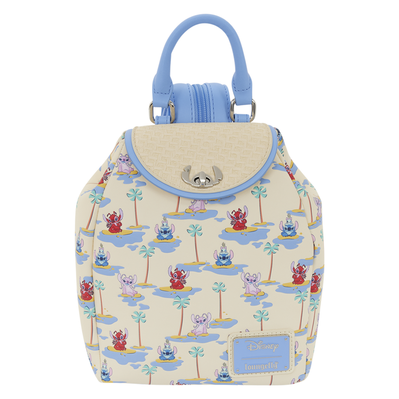 Mini backpack: Stitch, Angel & Leroy - Lilo & Stitch