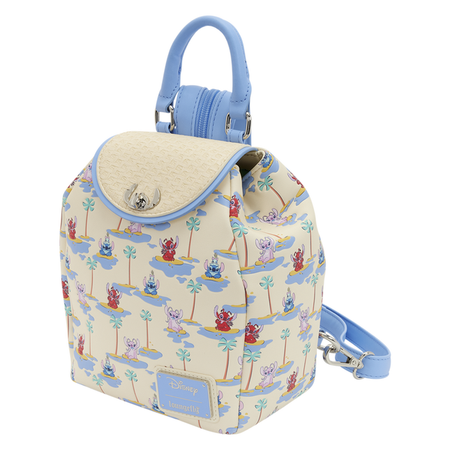 Mini-Rucksack: Stitch, Angel & Leroy - Lilo & Stitch